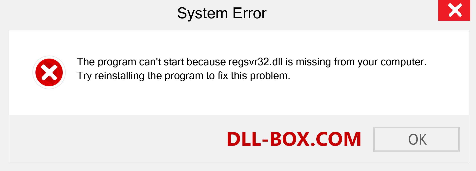  regsvr32.dll file is missing?. Download for Windows 7, 8, 10 - Fix  regsvr32 dll Missing Error on Windows, photos, images